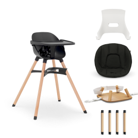 The Chair in Licorice / 3-in-1 High Chair Kit