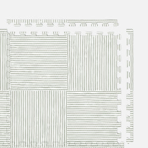 Play Mat in Sage Wickerwork / 4x6