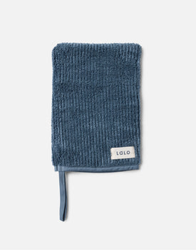 The Ribbed Bath Mitt (2-Pack) in Slate