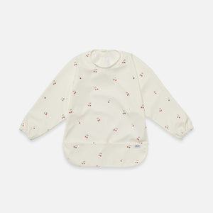 Smock Bib in 6mo - 2yrs / Cherry