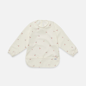 Smock Bib in 6mo - 2yrs / Cherry