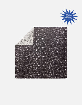 Splat Mat in Black & White Terrazzo