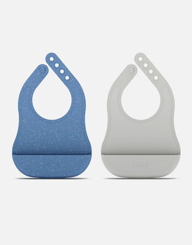 The Bib in Blueberry / 2 Pack