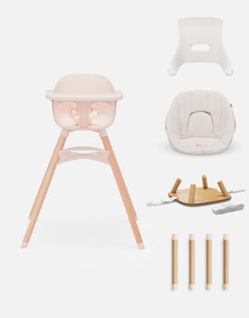 The Chair in Grapefruit / 3-in-1 High Chair Kit