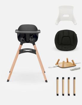 The Chair in Licorice / 3-in-1 High Chair Kit