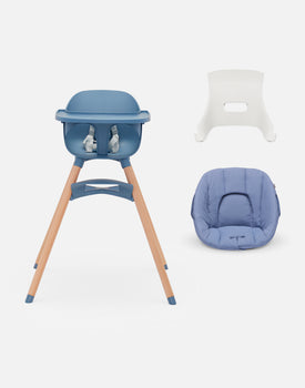 The Chair in Blueberry / High Chair + Infant Kit