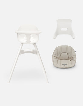 The Chair in Mono Coconut / High Chair + Infant Kit