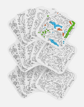 Giant Coloring Sheets in Dinosaurs / 3 Pack