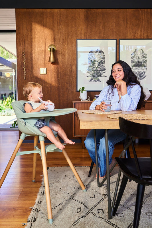 When should my baby start using a high chair?