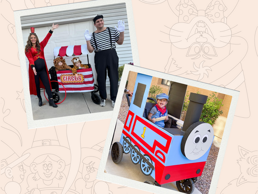How a Stroller Wagon Makes Halloween Easier
