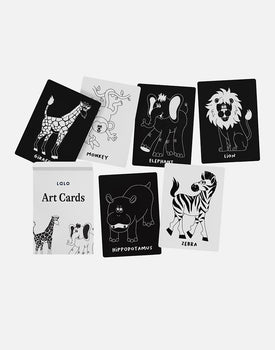 Art Cards in Safari Animals
