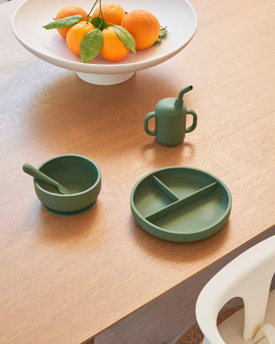 WeeSprout Suction Plates with Lids for Babies & Toddlers