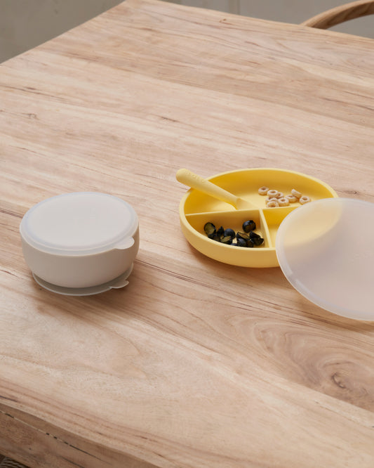 Suction Bowl + Lid