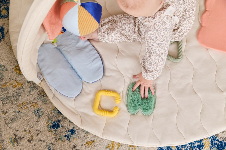 Play Gym with Mat Features