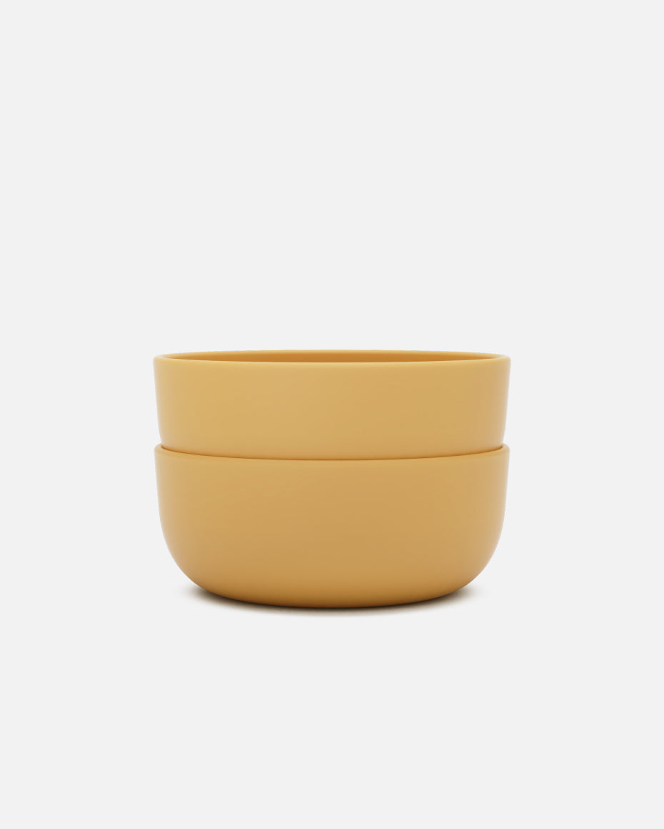 EKOBO Silicone Suction Bowl Set Blush / Terracotta