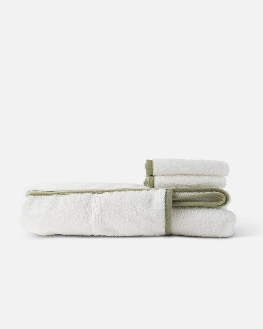 The Hooded Towel + 2 Washcloth Set