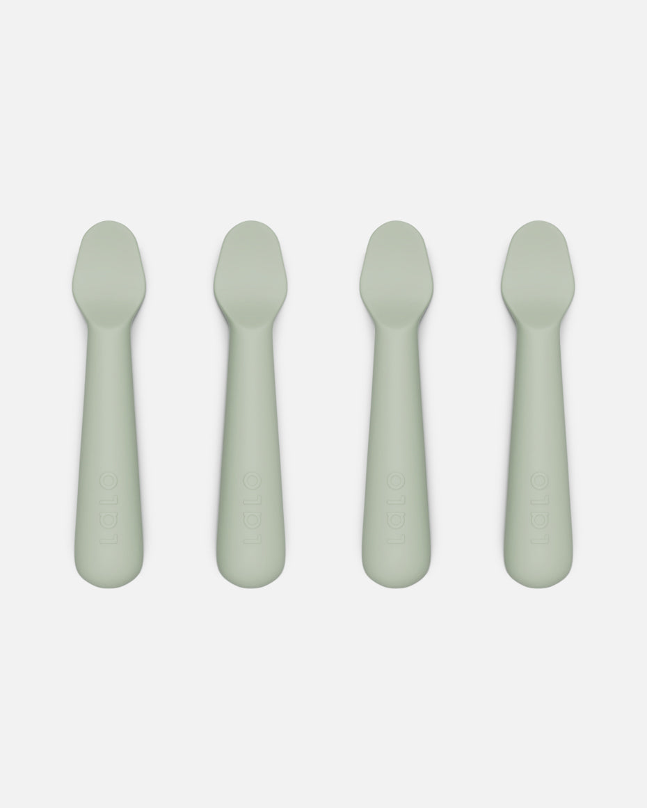 Lalo Little Spoon | Non-Toxic Silicone | 2 or 4 Pack