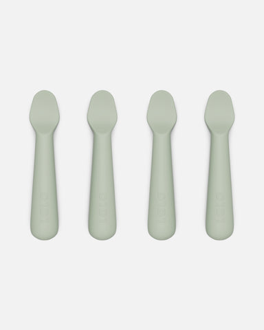 Silicone Spoon 2-Pack Sage & Beet