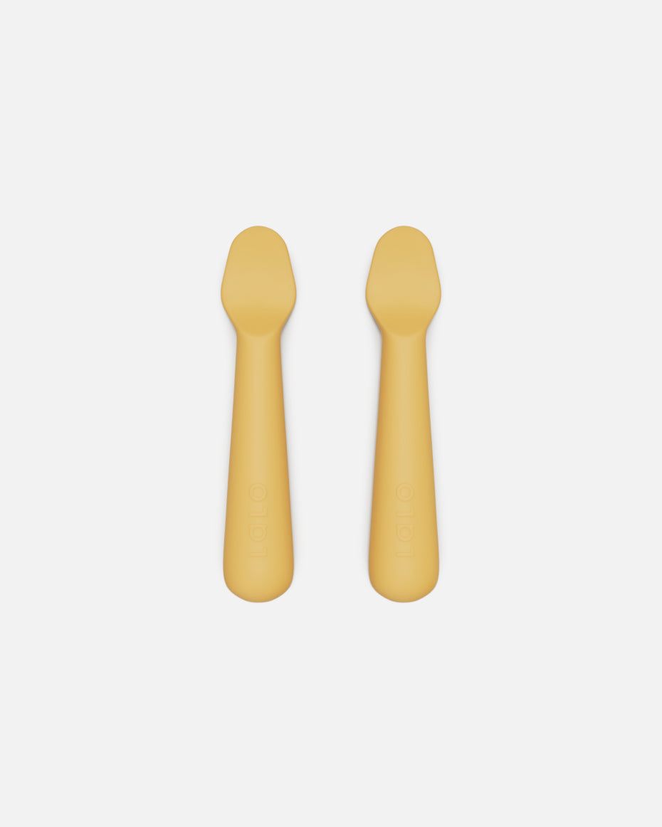 Silicone Spoon 2-Pack Sage & Beet