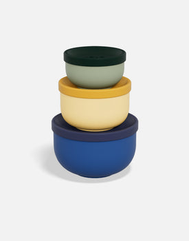 Stainless Nesting Snack Bowls in Midnight Snack