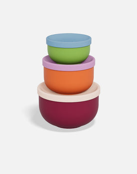 Stainless Nesting Snack Bowls in Picnic Party