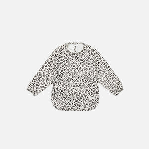 Smock Bib in 6mo - 2yrs / Snow Leopard