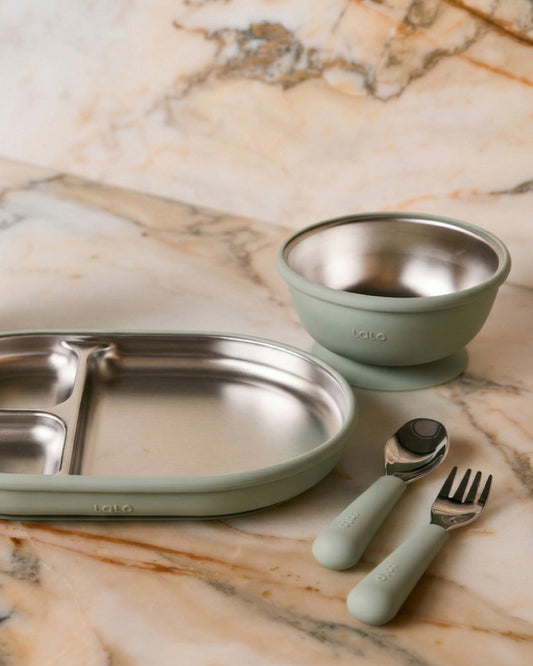 Stainless Mealtime Essentials - 4pc Set
