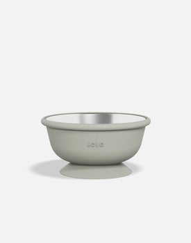 Stainless Suction Bowl in Sage