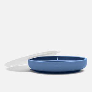 Suction Plate + Lid in Blueberry / 1 Pack