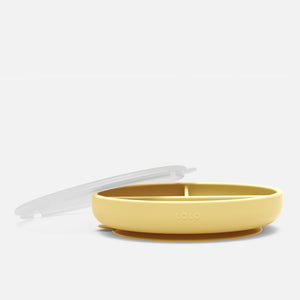Suction Plate + Lid in Popcorn / 1 Pack