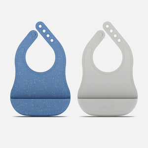 The Bib in Blueberry / 2 Pack
