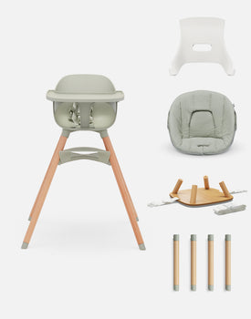 The Chair in Sage / 3-in-1 High Chair Kit