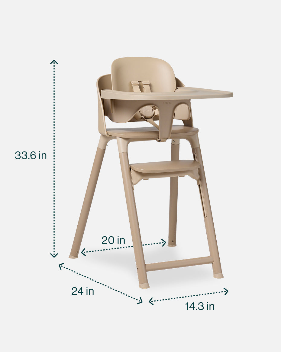 lalo2.0_biscotti,biscotti|high-chair,biscotti|7-in-1-high-chair, 33.6" H, 20" W, 24" D