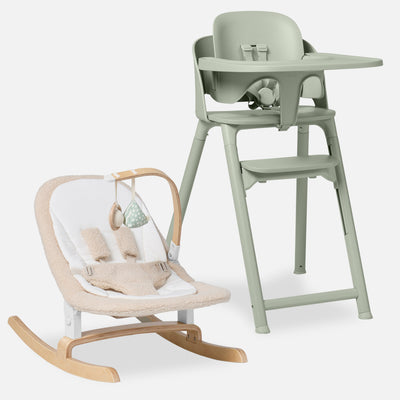 The Chair II in Sage / The Chair II + Rocker