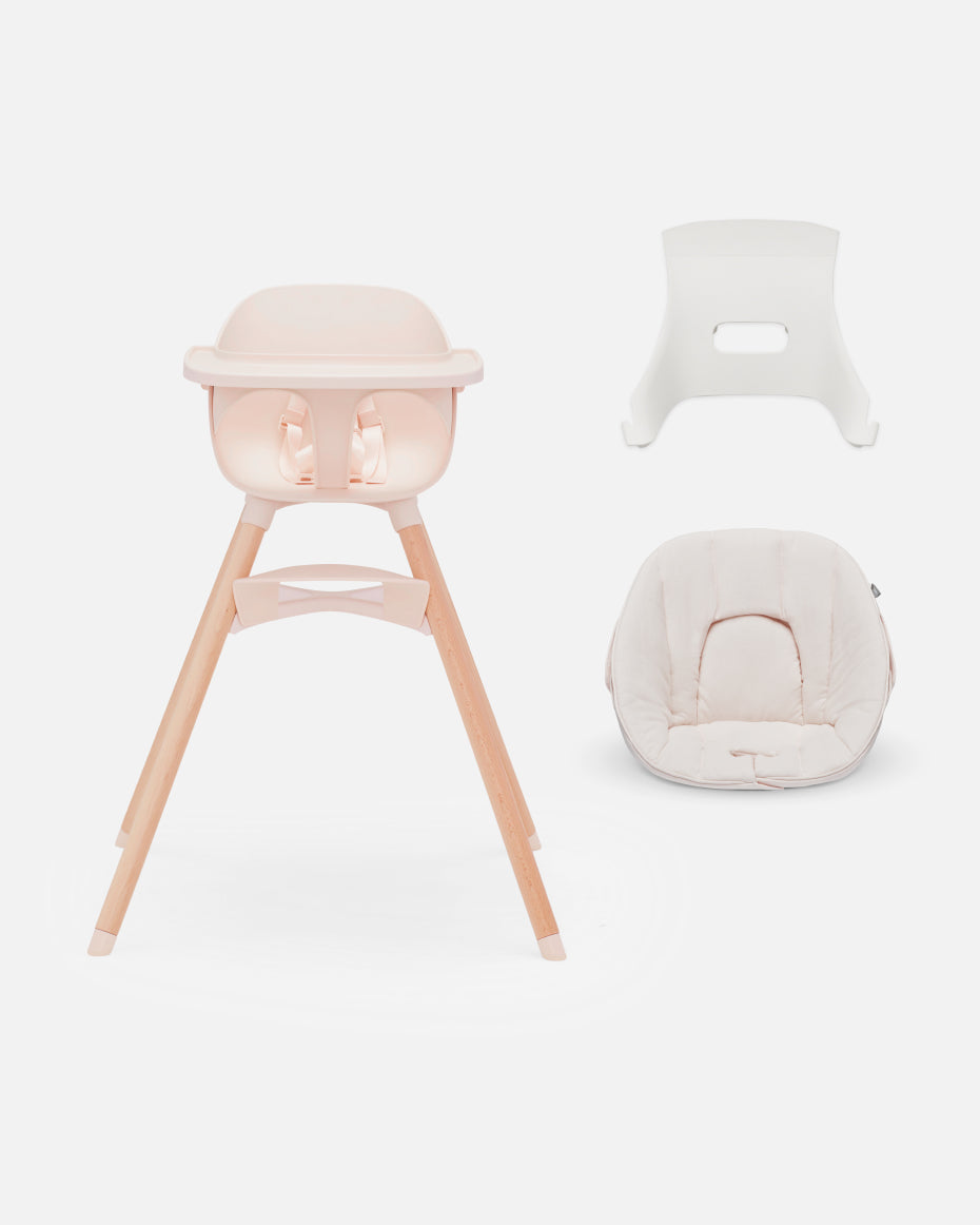 lalo2.0_grapefruit|high-chair-infant-kit