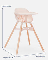 lalo2.0_grapefruit|high-chair