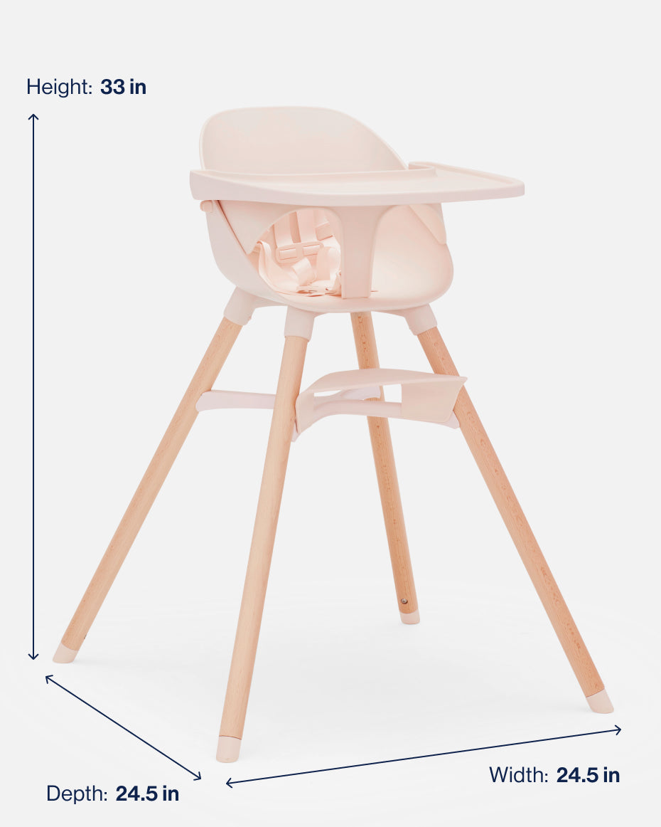 lalo2.0_grapefruit|high-chair
